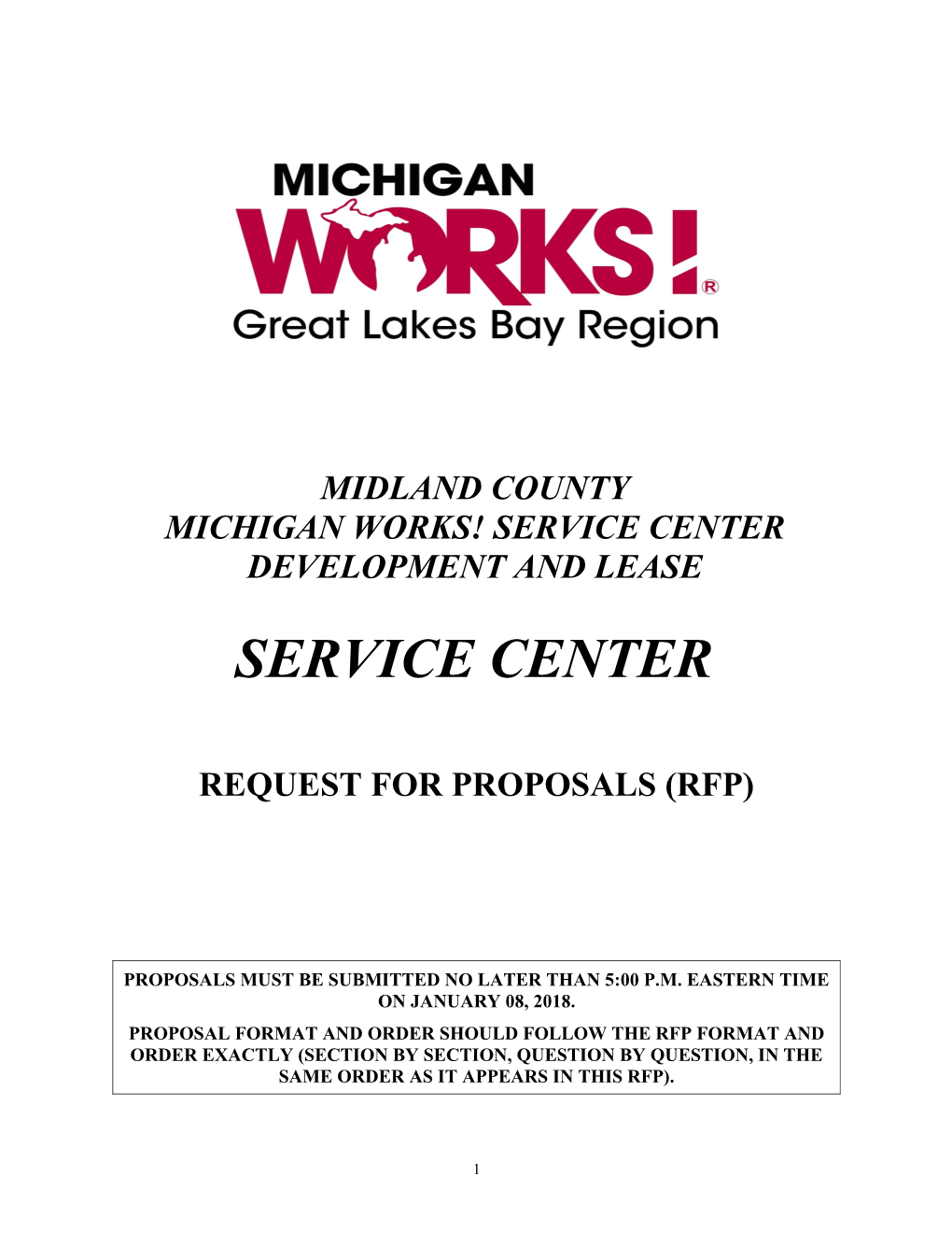 Part Iii - Full Service Center Facility Lease Requirements