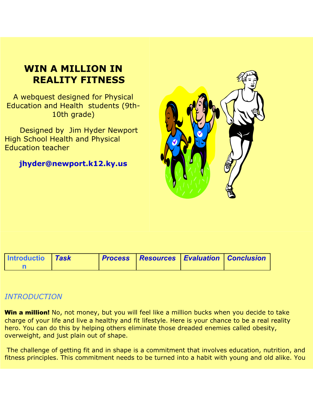 Win a Million in Reality Fitness
