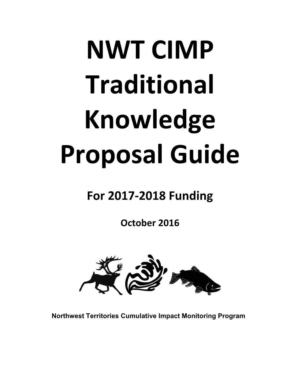 Traditional Knowledge Proposal Guide