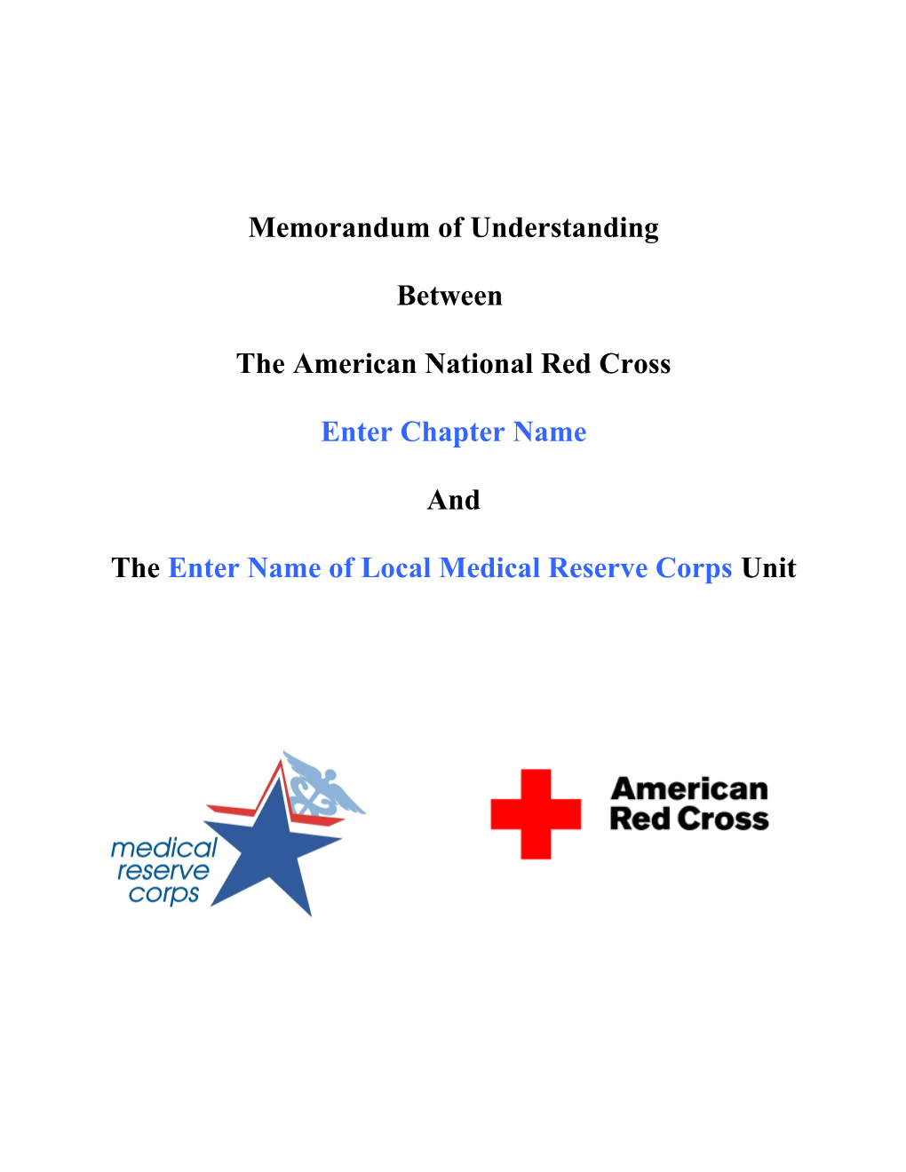 The Americannational Red Cross