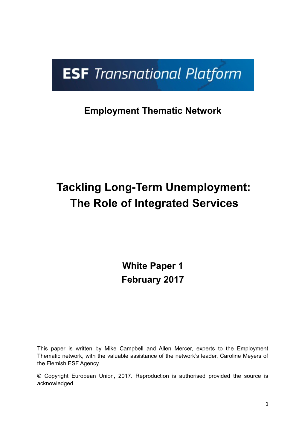 Employment Thematic Network