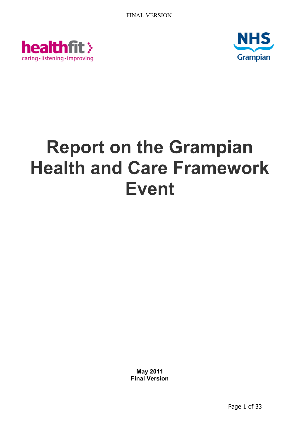 Item 5.5 for 7 June 2011 Health & Care Framework Doc