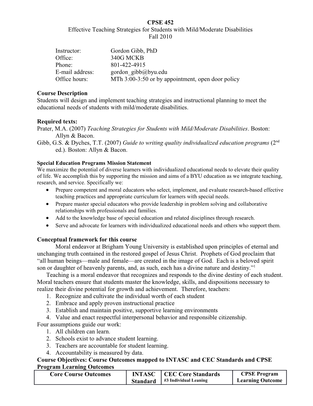 Effective Teaching Strategies for Students with Mild/Moderate Disabilities