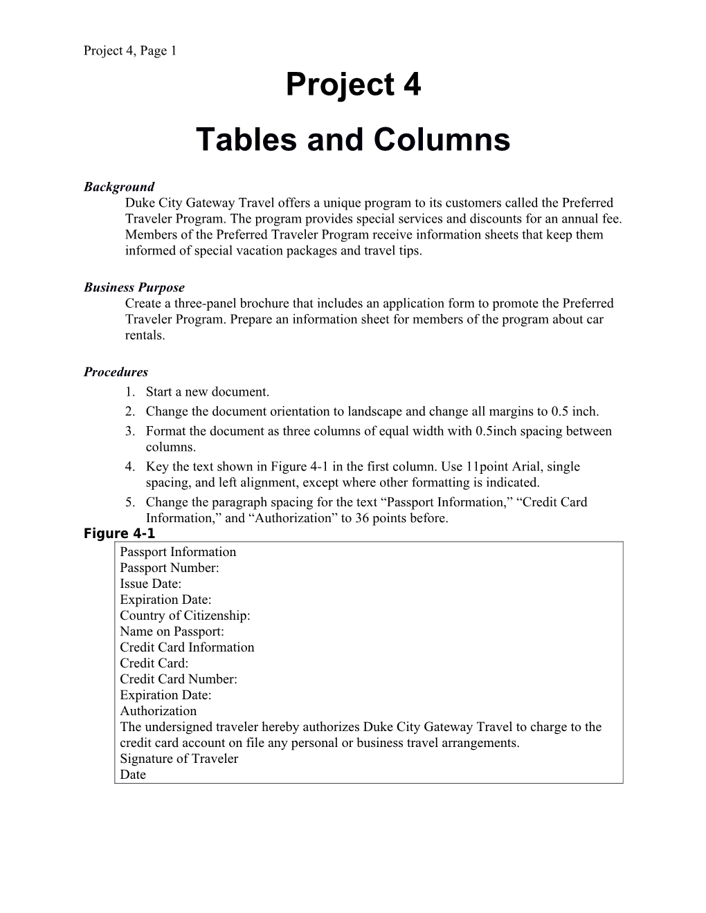 Tables Andcolumns