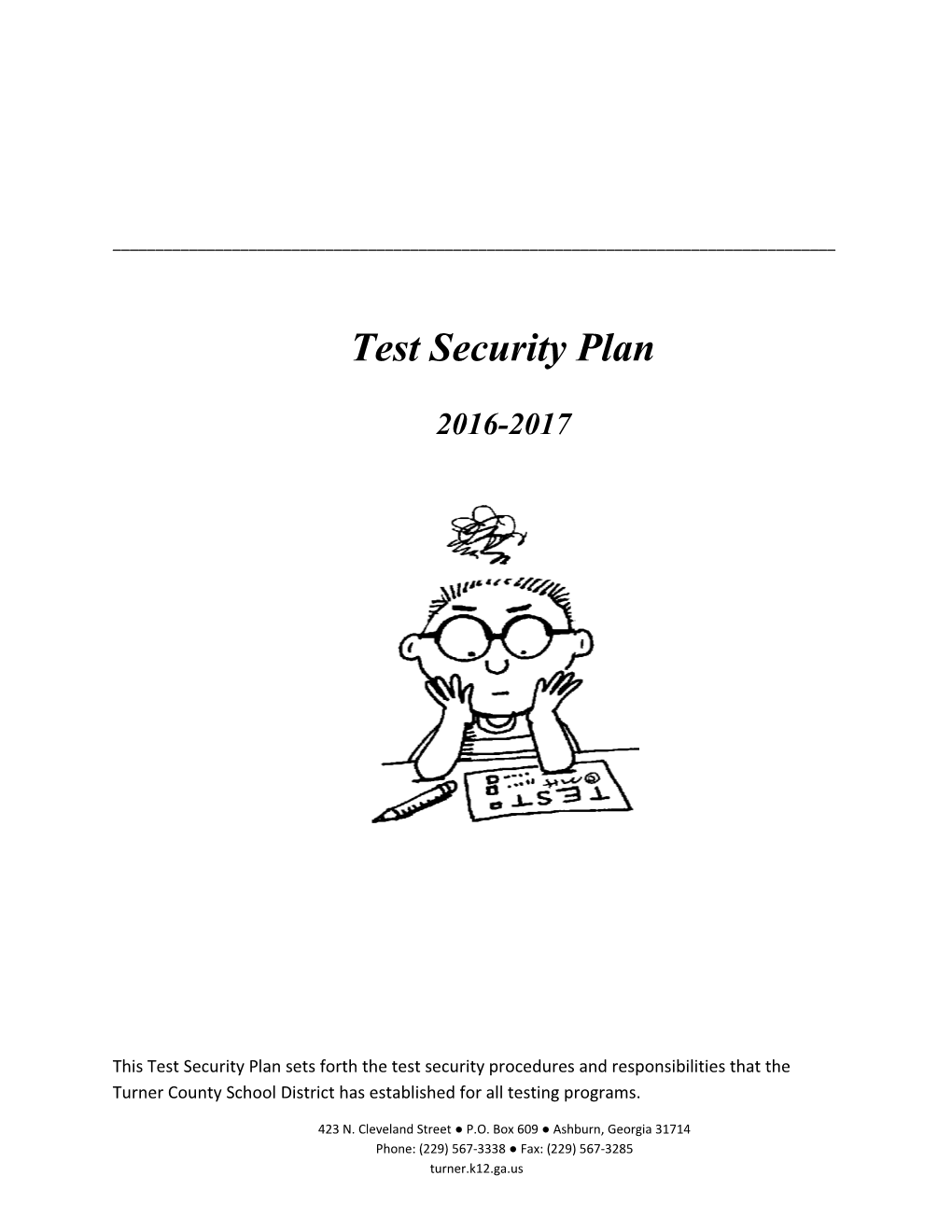 Test Security Plan