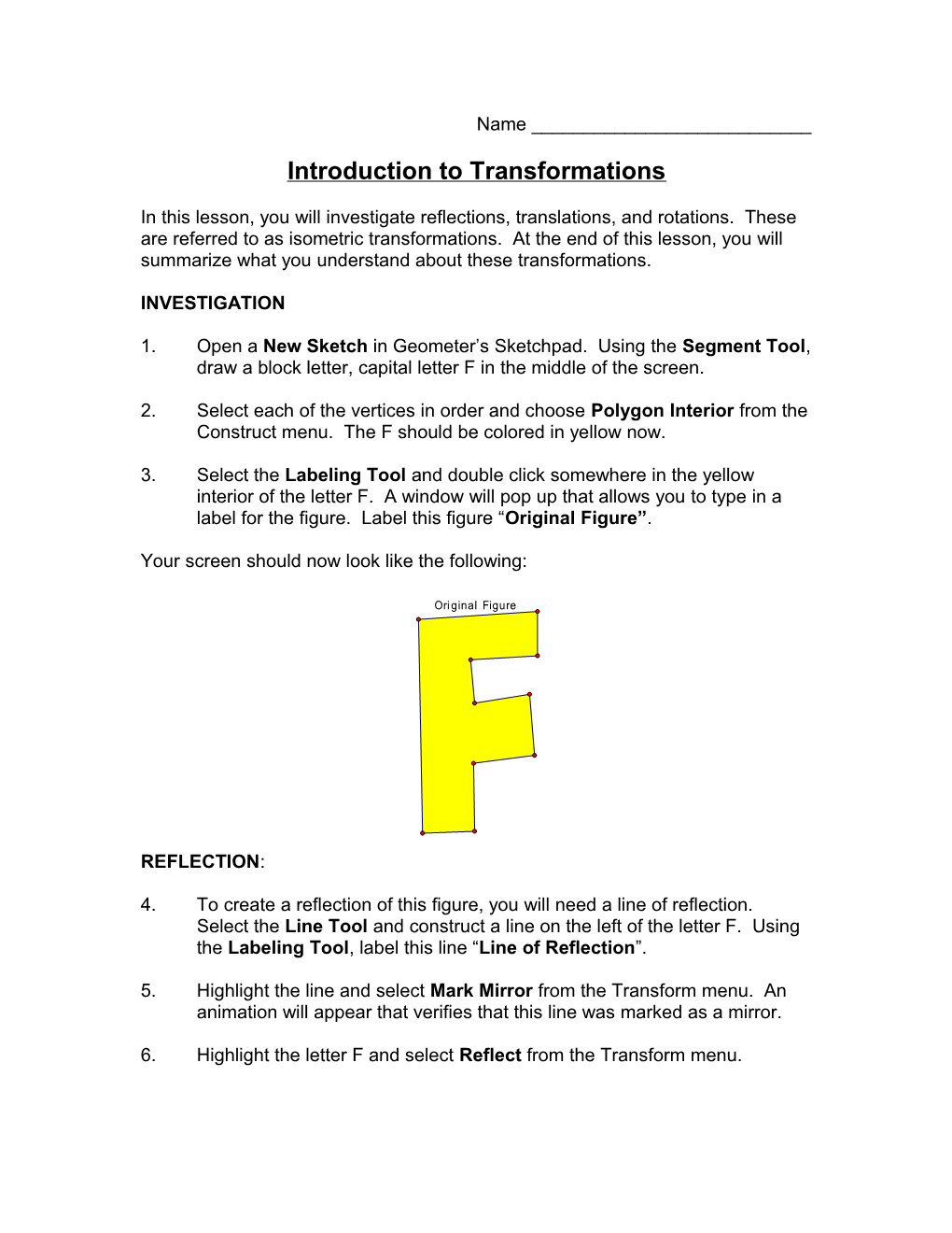 Introduction to Transformations