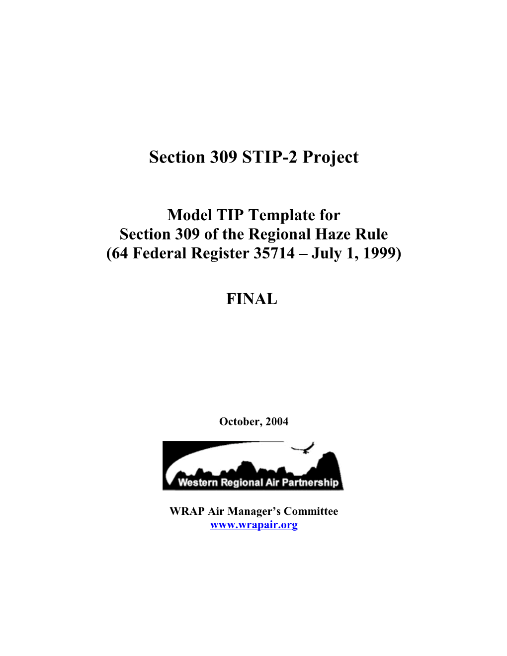 Section 309 STIP-2 Project