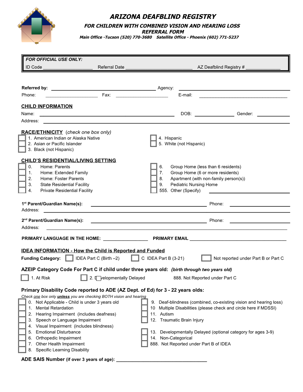 OTHER IMPAIRMENTS OR CONDITIONS(Check All That Apply)