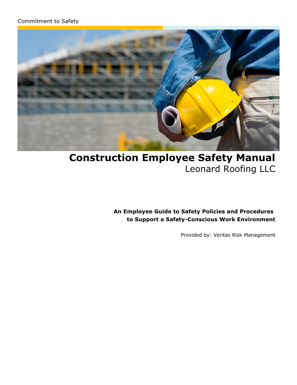 Construction Employee Safety Manual