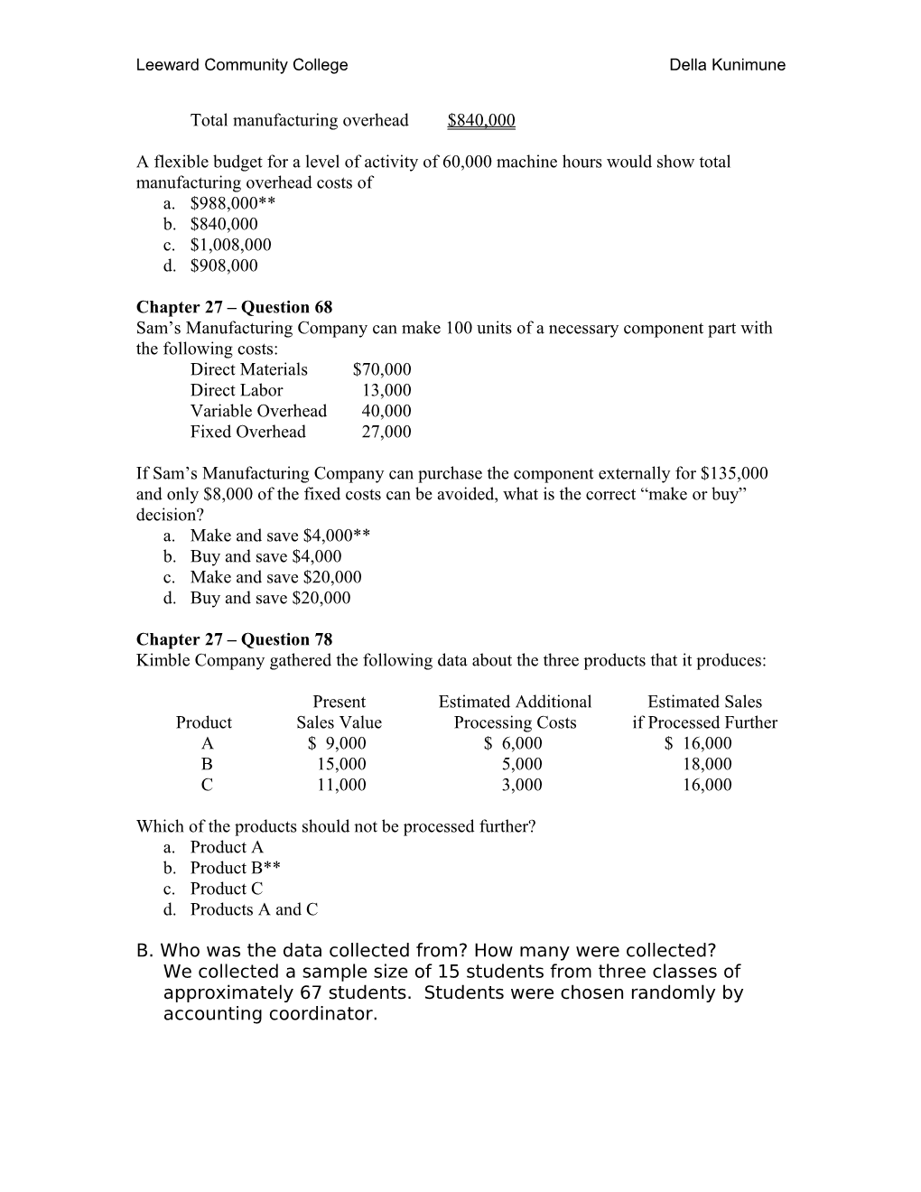 Student Learning Outcome (SLO) Assessment Template