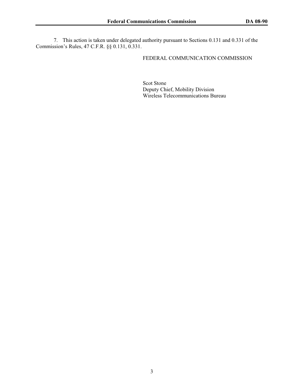 Federal Communications Commissionda 08-90