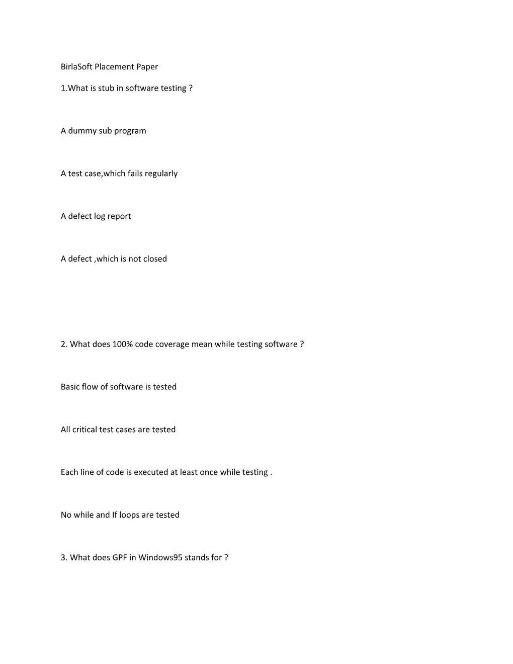 1.What Is Stub in Software Testing ?