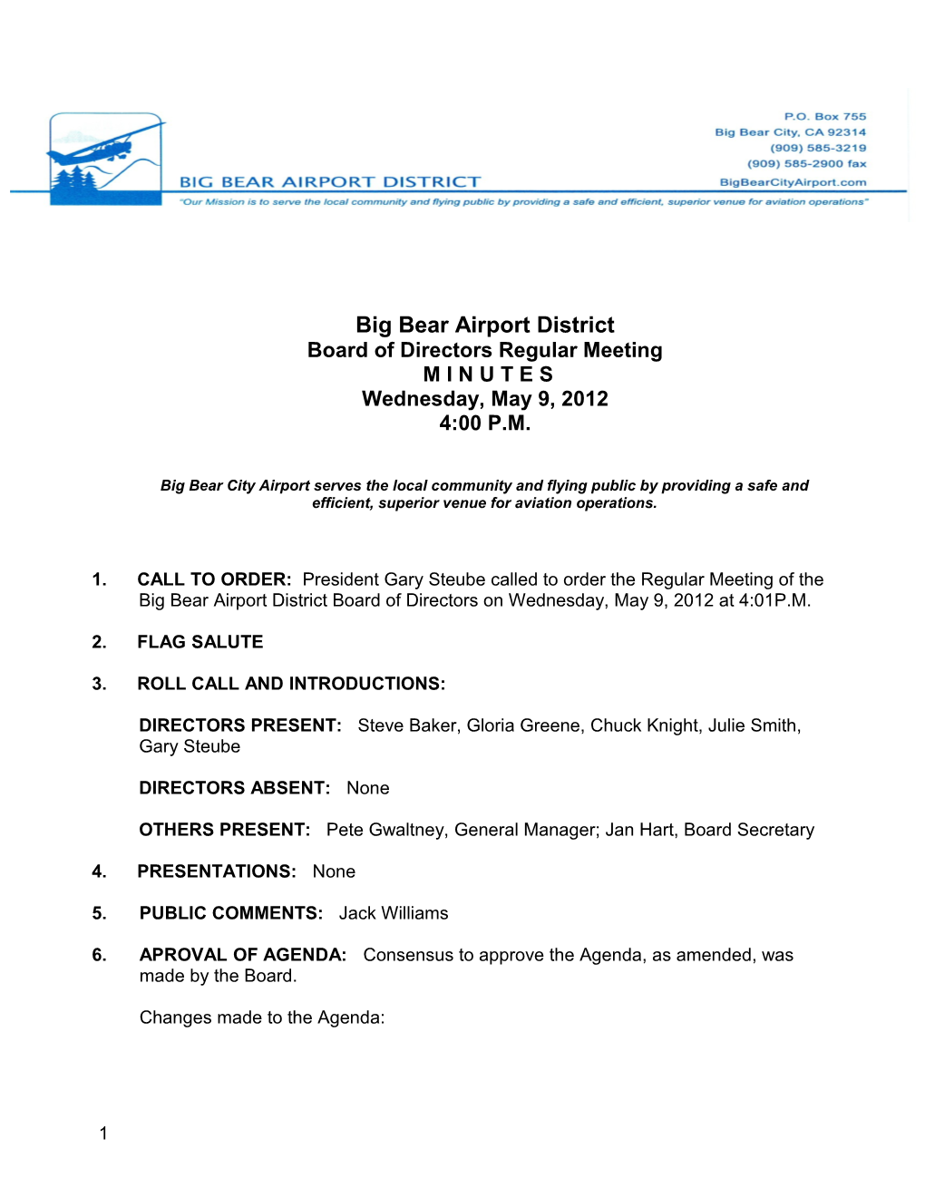 Big Bear Airport District