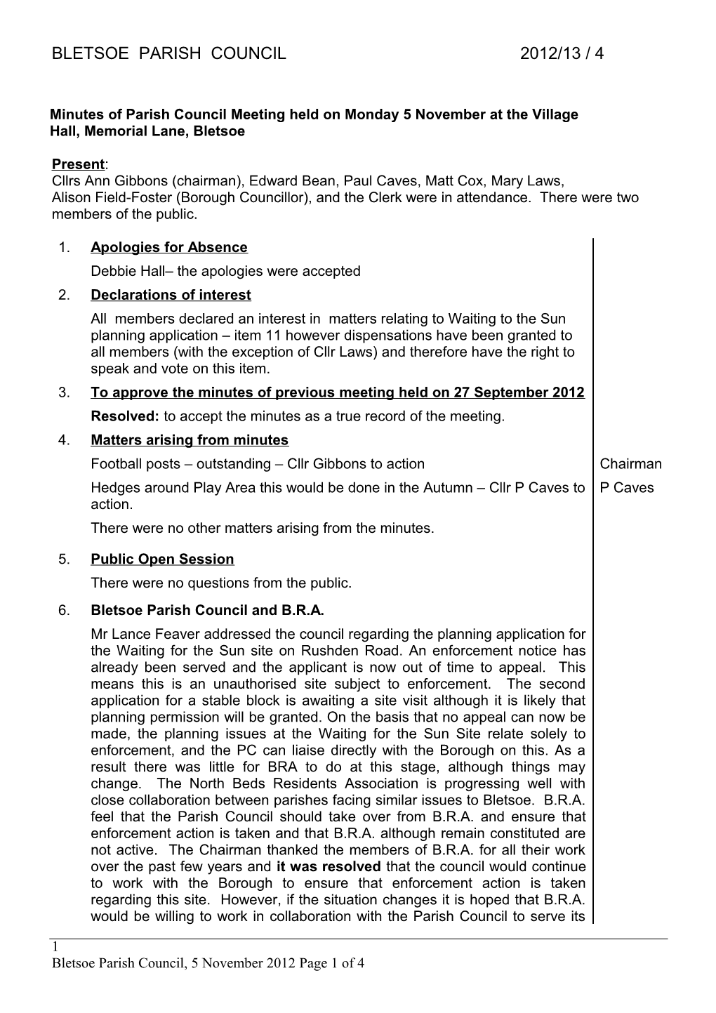 Minutes of a Meeting Held on Thursday 14 July 2005 in St Mark S Church Centre, Calder Rise