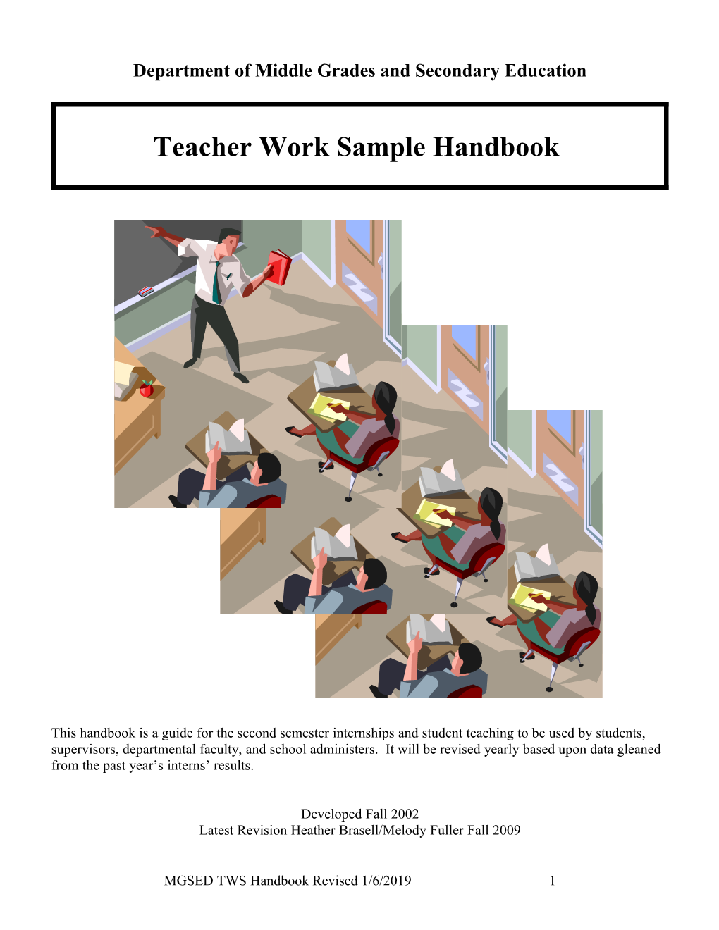 MGSED Internship Handbook