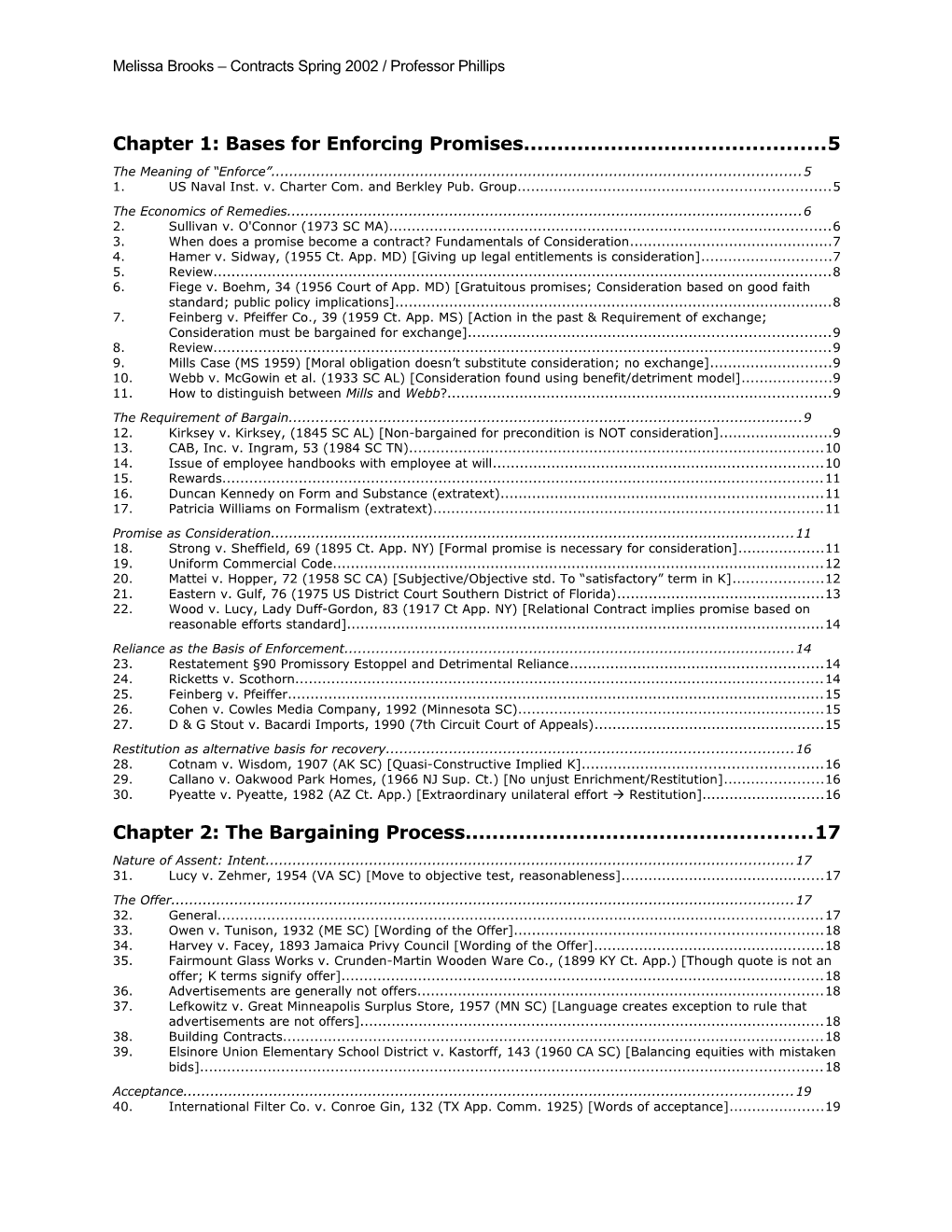 Chapter 1: Bases for Enforcing Promises