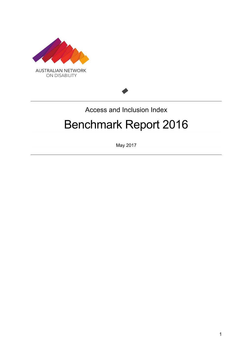 Benchmark Report 2016