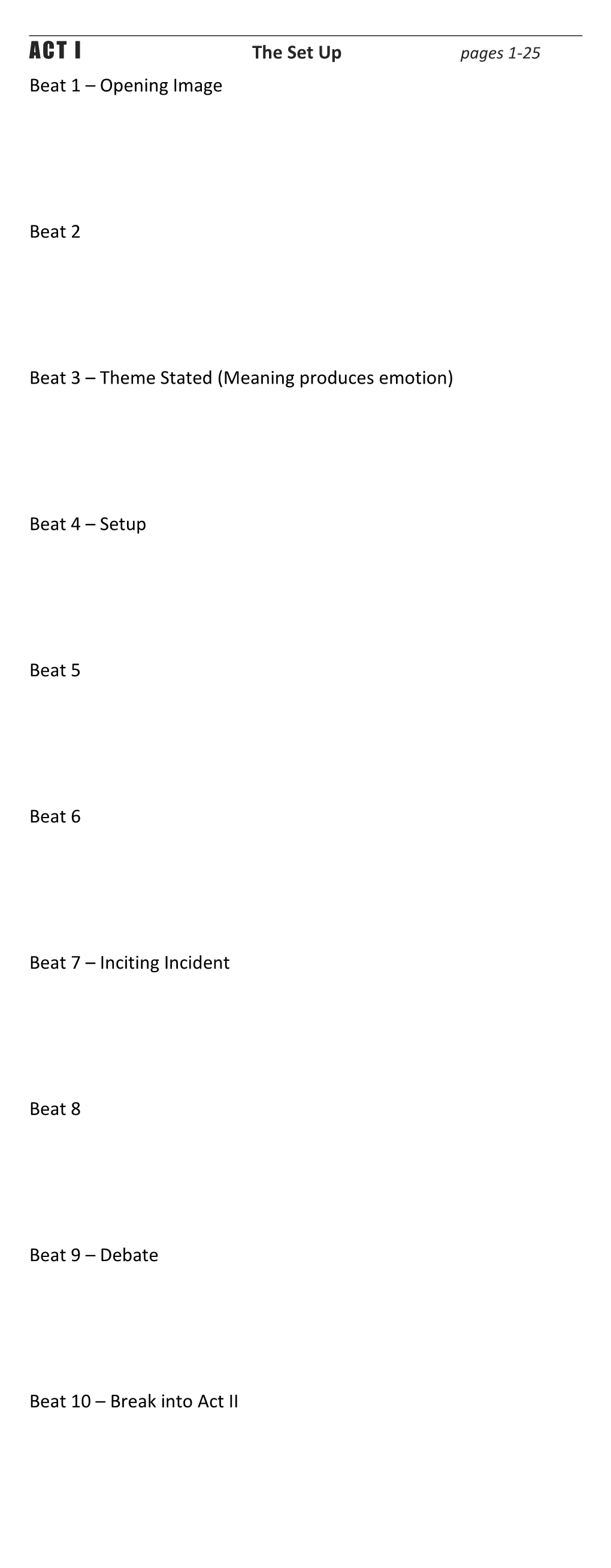 ACT Ithe Set up Pages 1-25