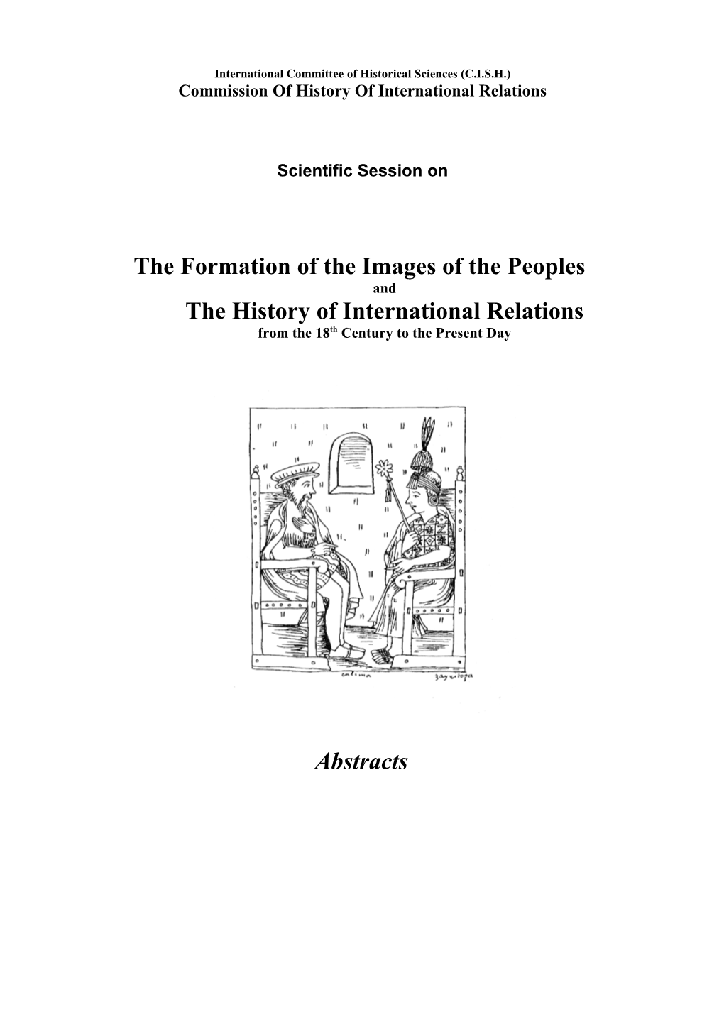 The Images of the Peoples and the History of International Relations