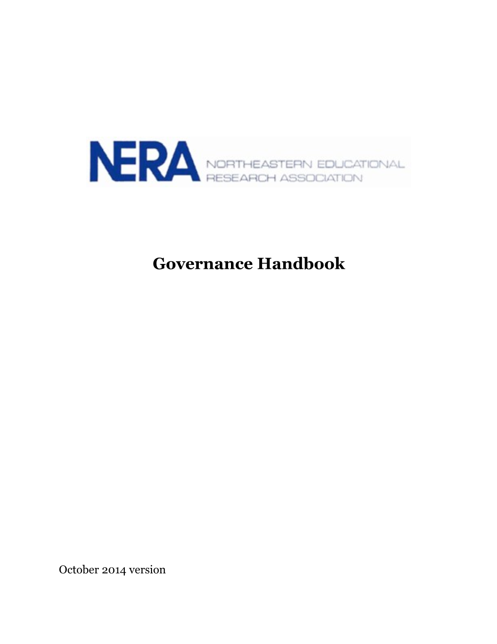 Overview of the Governance Handbook
