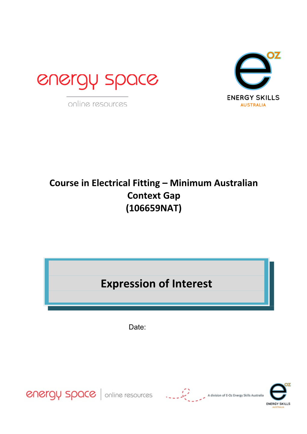 Course in Electrical Fitting Minimum Australian Context Gap