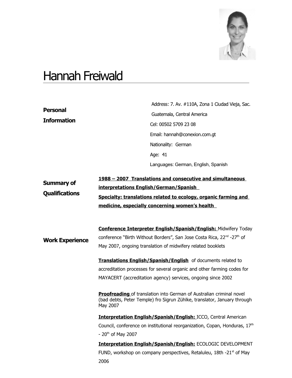 Hannah Freiwald