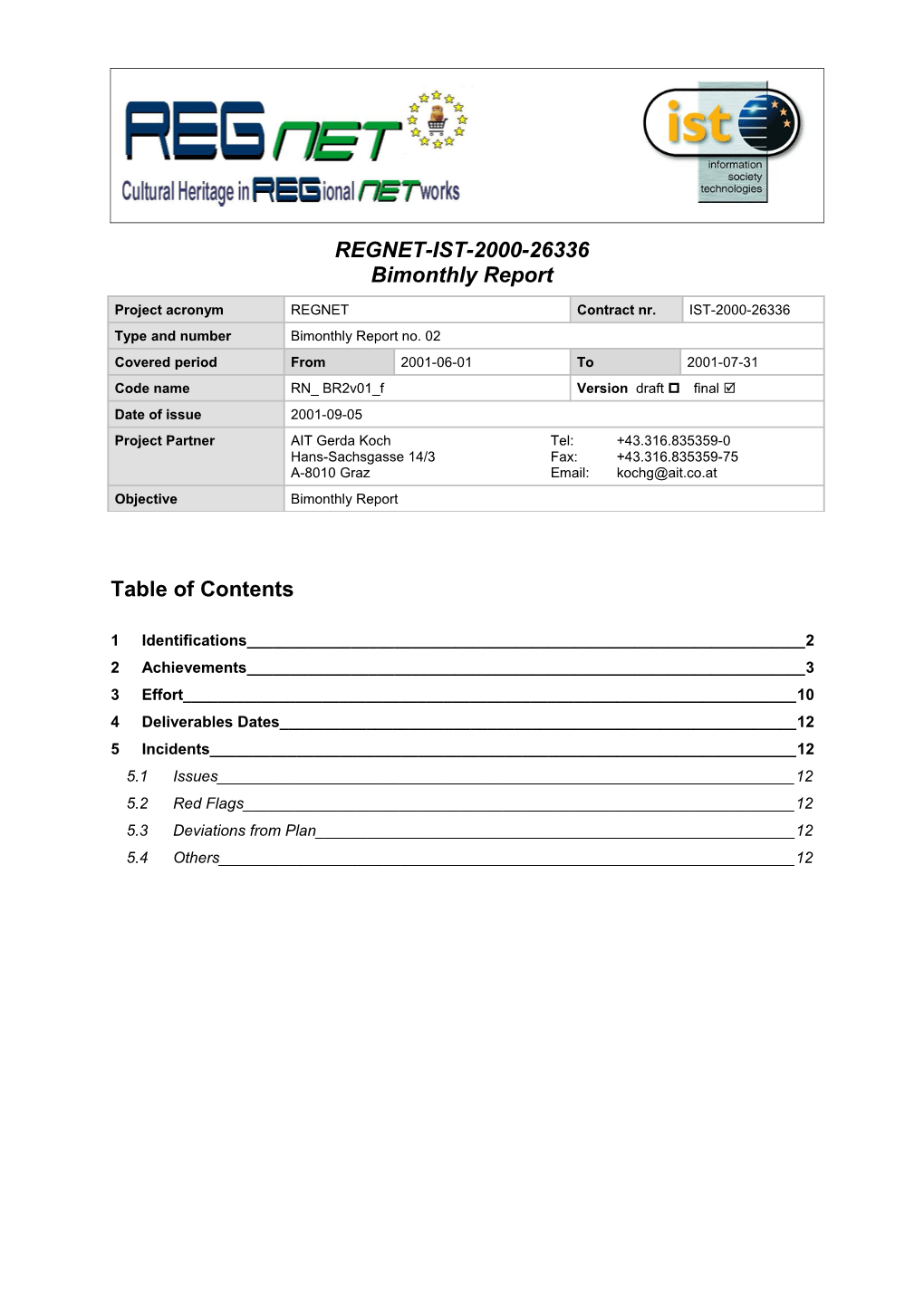 Project Managementbimonthly Report No.2