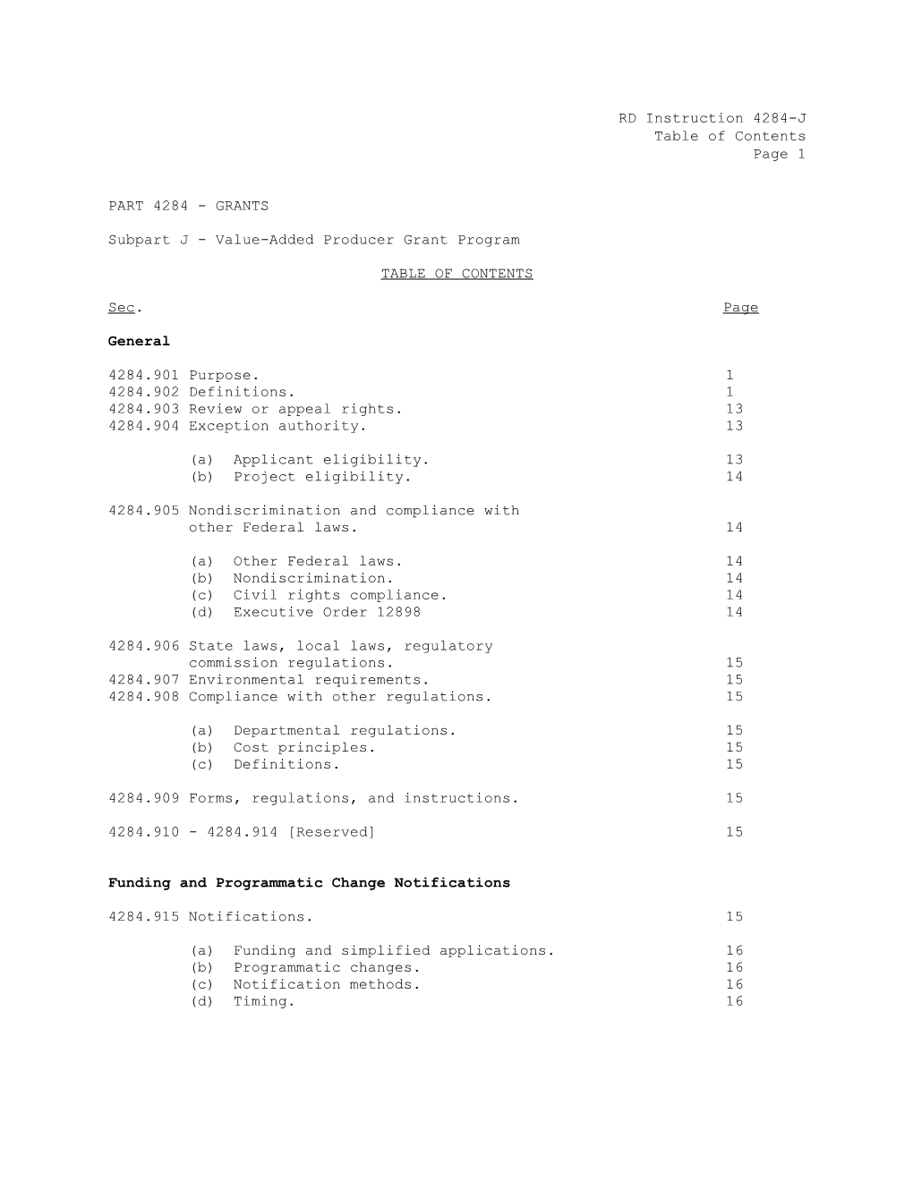 Subpart J-Value-Added Producer Grant Program