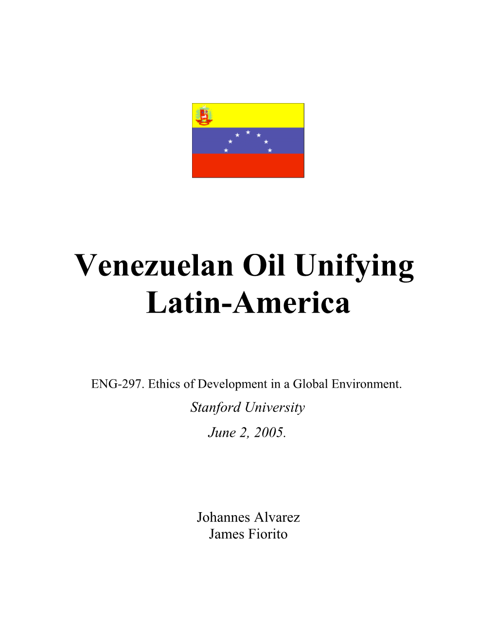 Oil History in Venezuela
