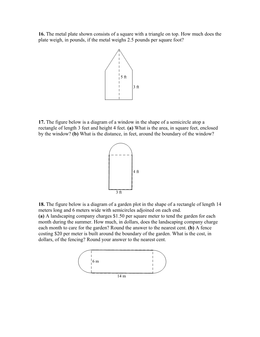 2. What Is the Area, in Square Inches, of a Circle Whose Diameter Is 9 Inches?