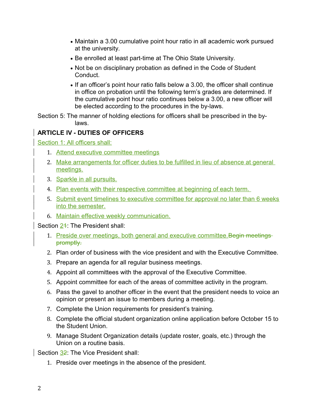 Constitution of the Graduate Student Association