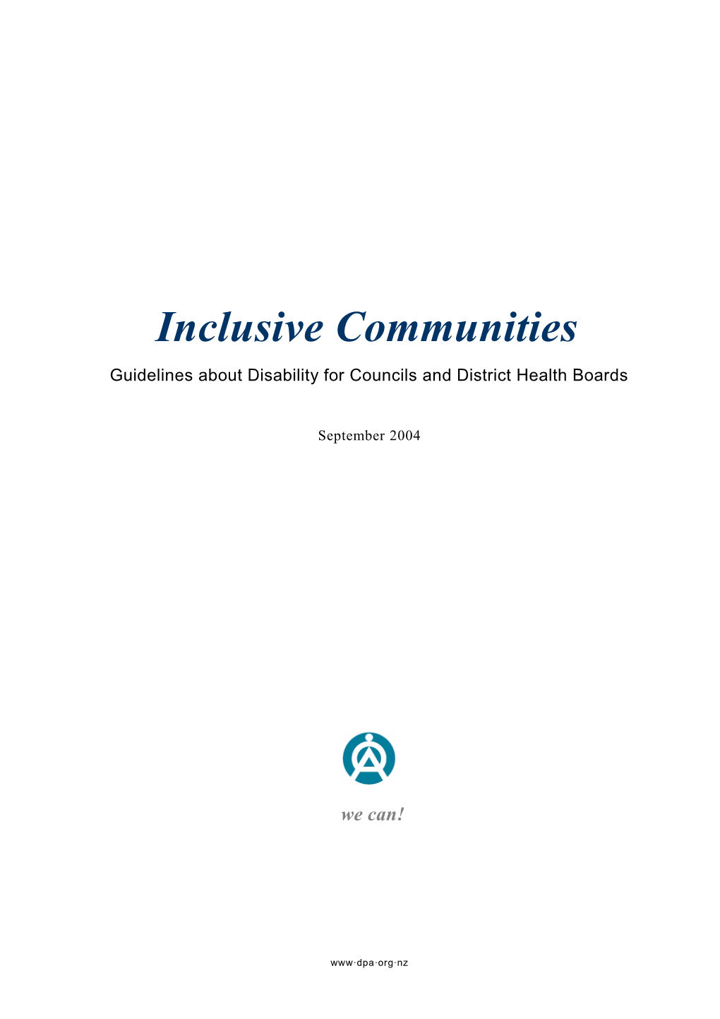 Inclusive Communities