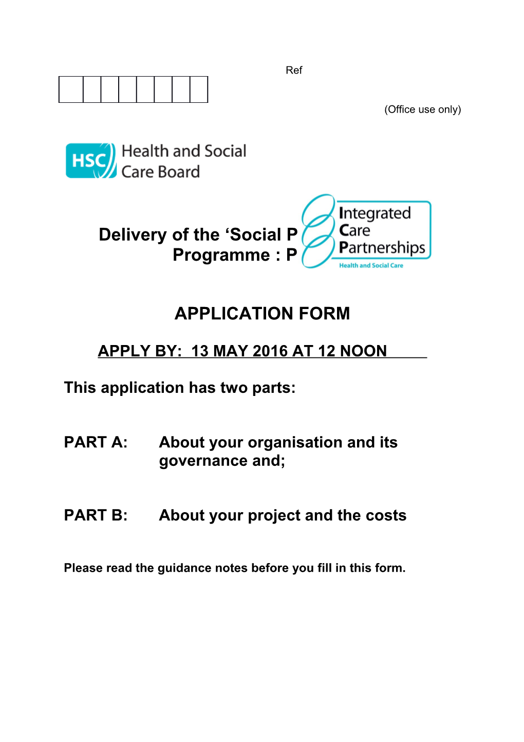 Delivery of the Social Prescribing Pilot Programme : Phase2