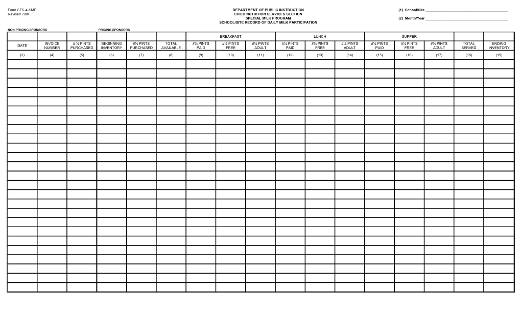 Form SFS-4-SMP