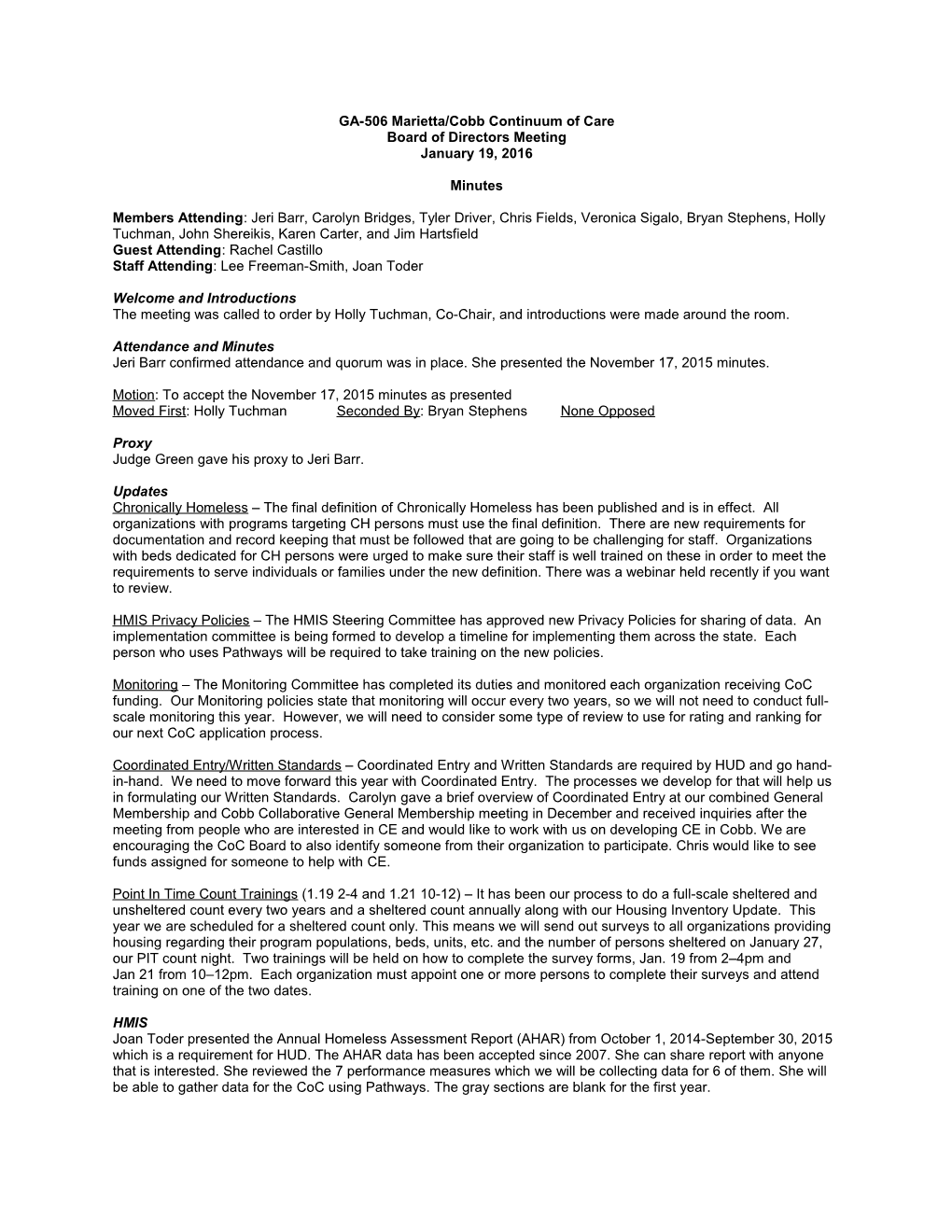 GA-506 Marietta/Cobb Continuum of Care