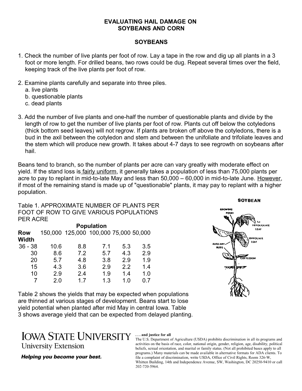 Fact Sheet on Hail Damage