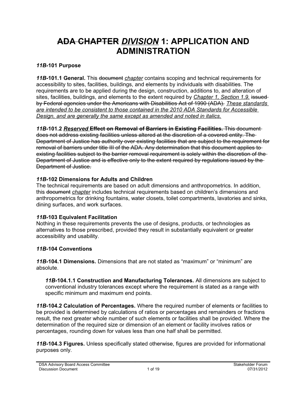 2013 CBC, Chapter 11B - Division 1: Application and Administration