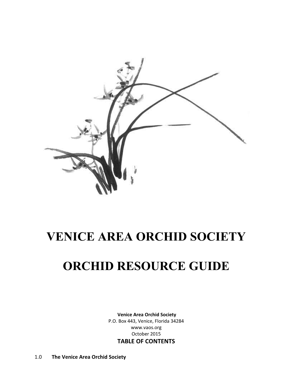 Venice Area Orchid Society