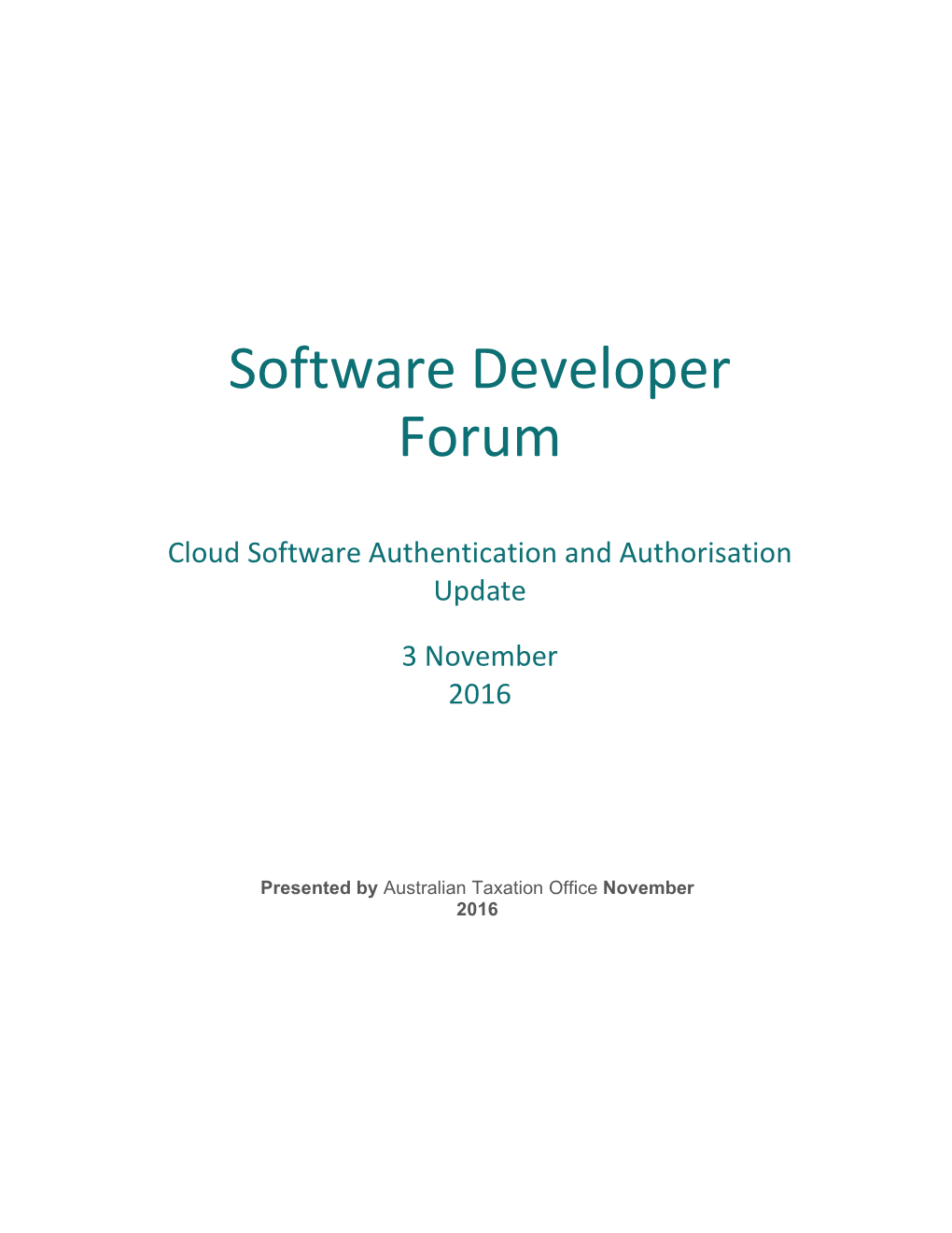 Cloudsoftware Authentication Andauthorisation Update