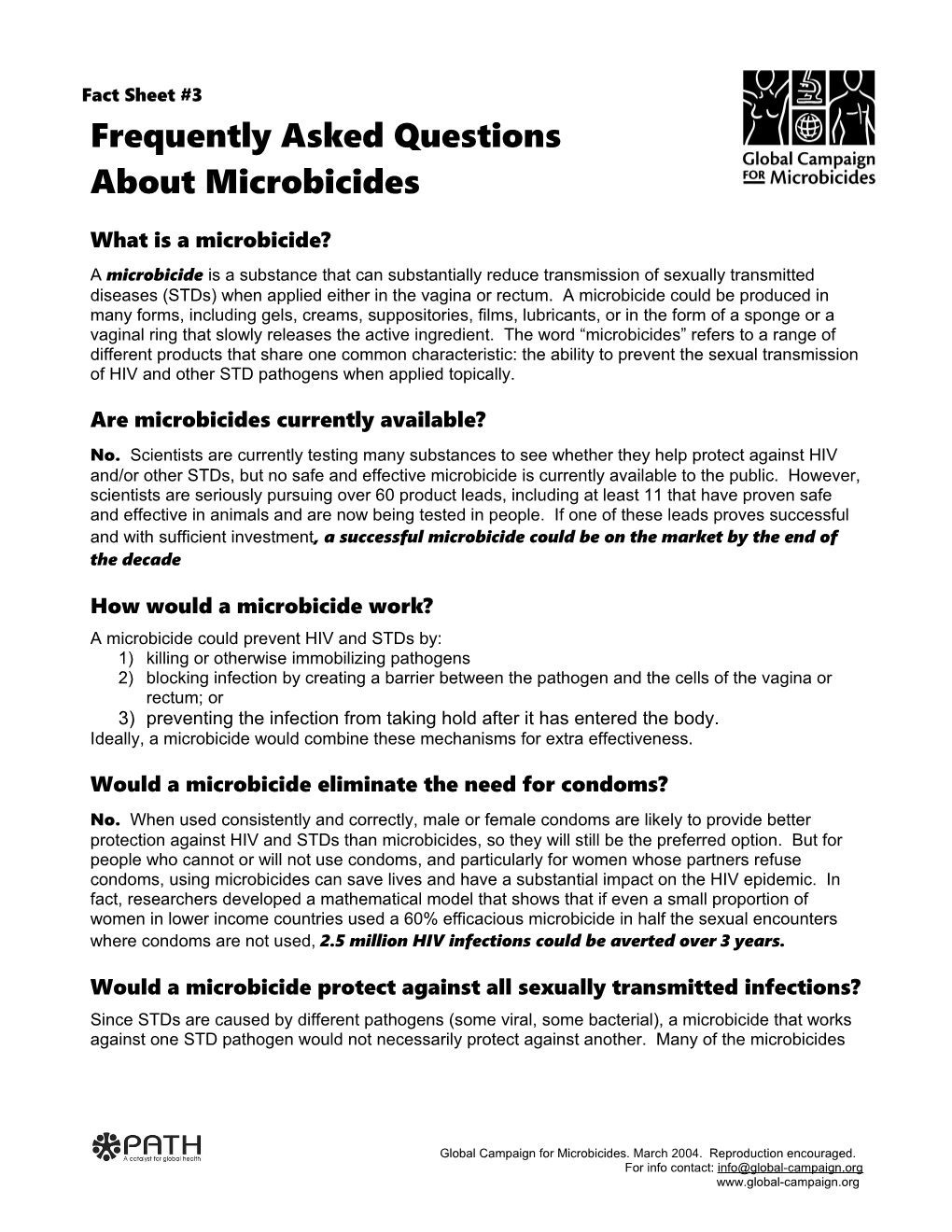 What Is a Microbicide