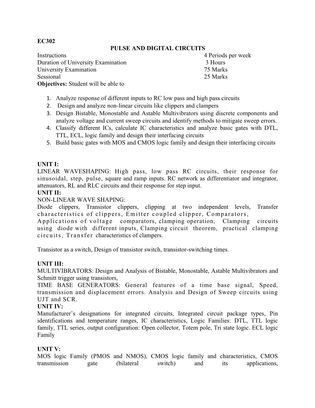 Pulse and Digital Circuits