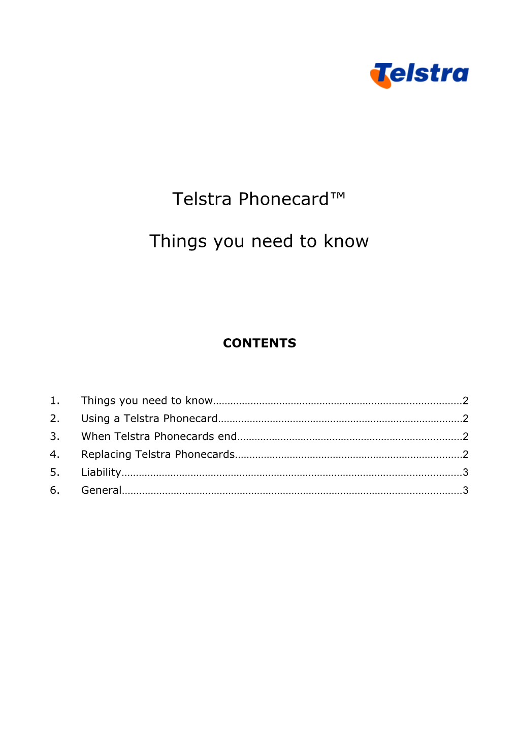 Telstra Phonecard - Things You Need to Know