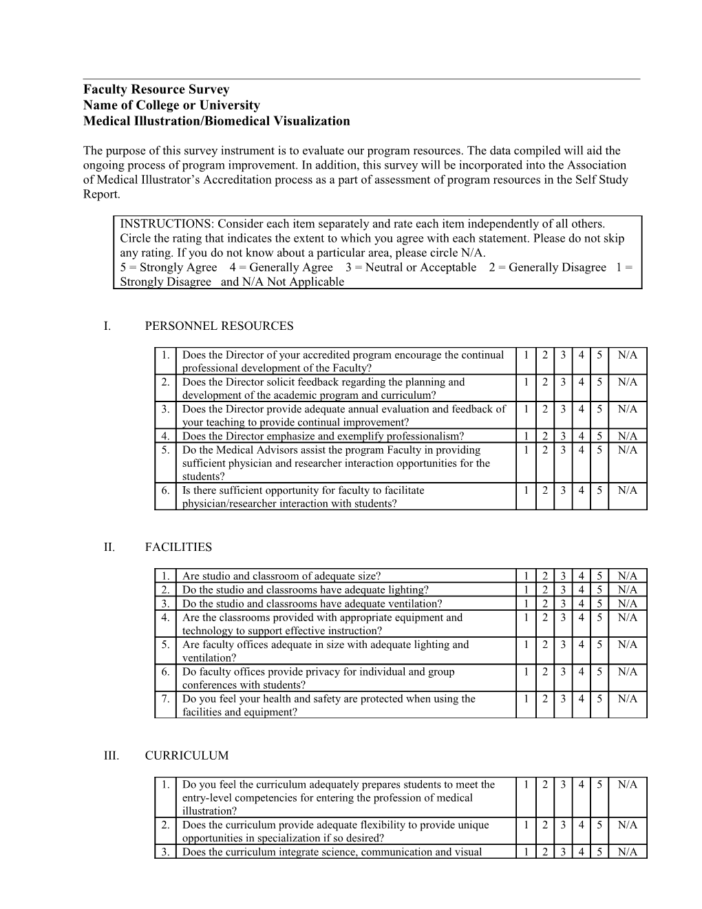 Student Resource Survey