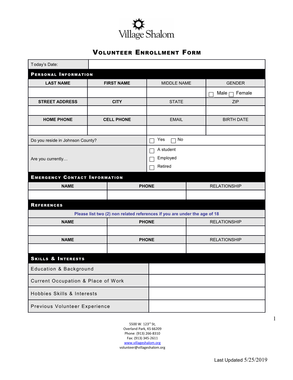 Signature & Permission Approval for Minors (Under 18 Years of Age)