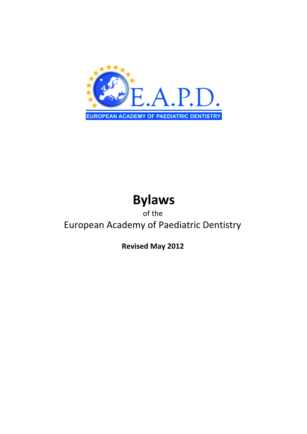 European Academy of Paediatric Dentistry