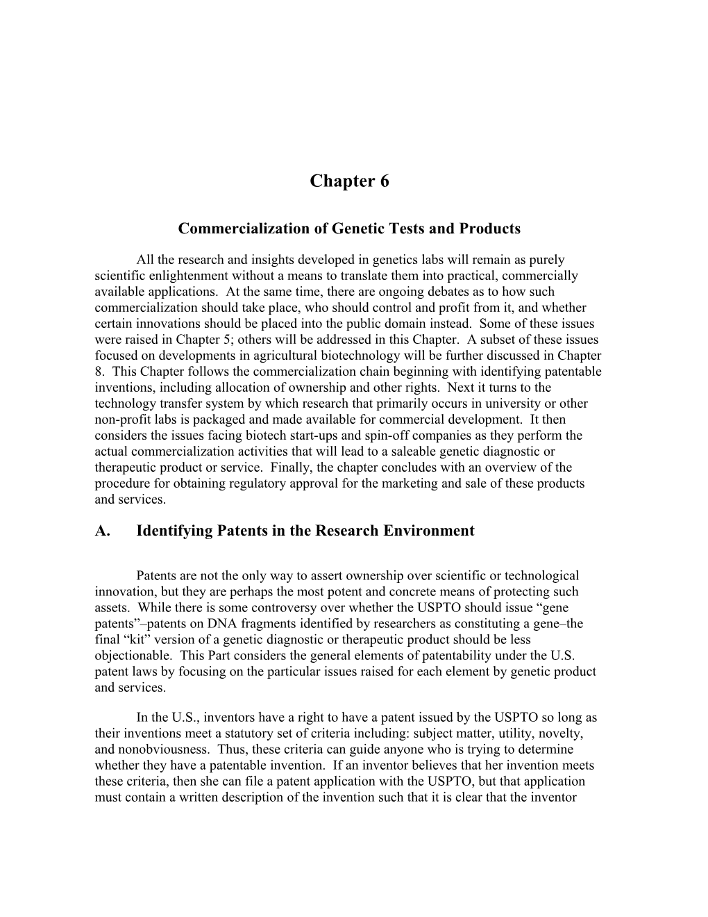 Genetic Technologies and the Law: Cases and Materials