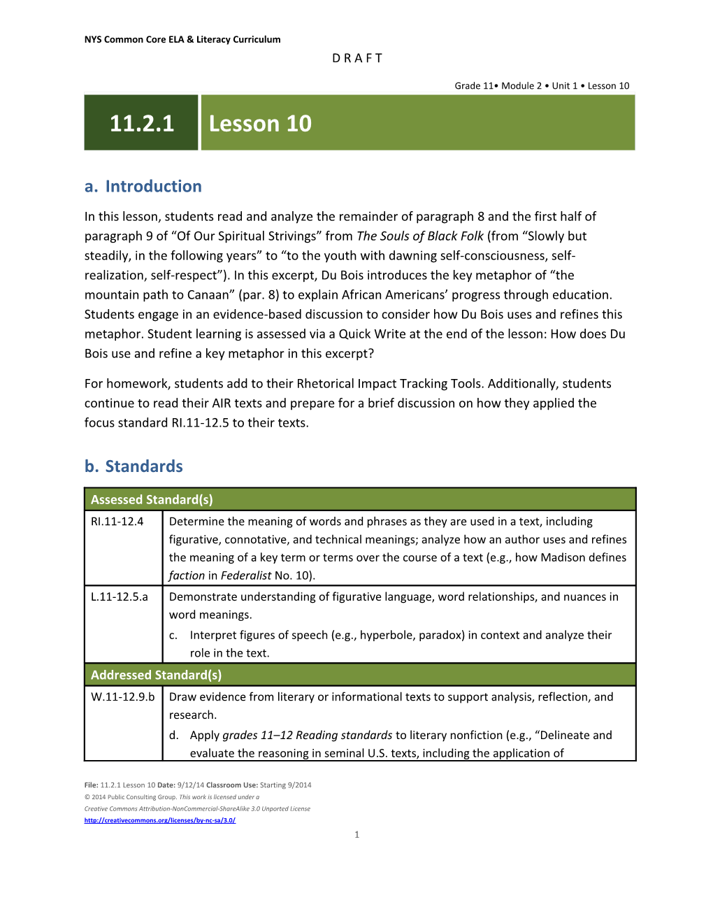 In This Lesson, Students Read and Analyze the Remainder of Paragraph 8 and the First Half