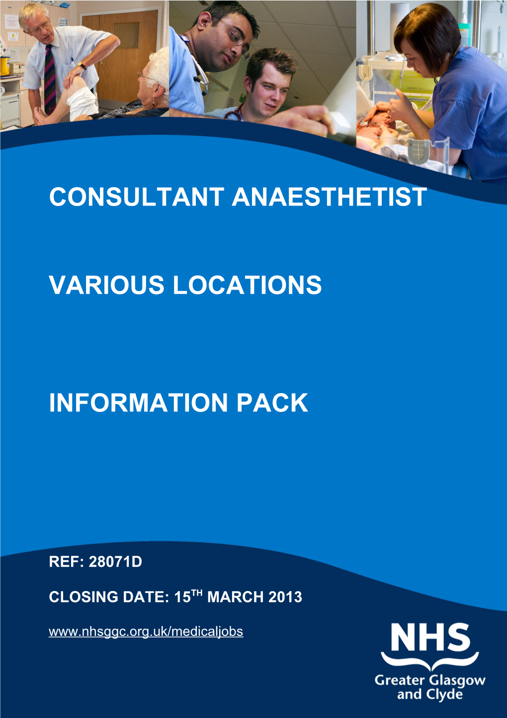 Consultant Anaesthetist