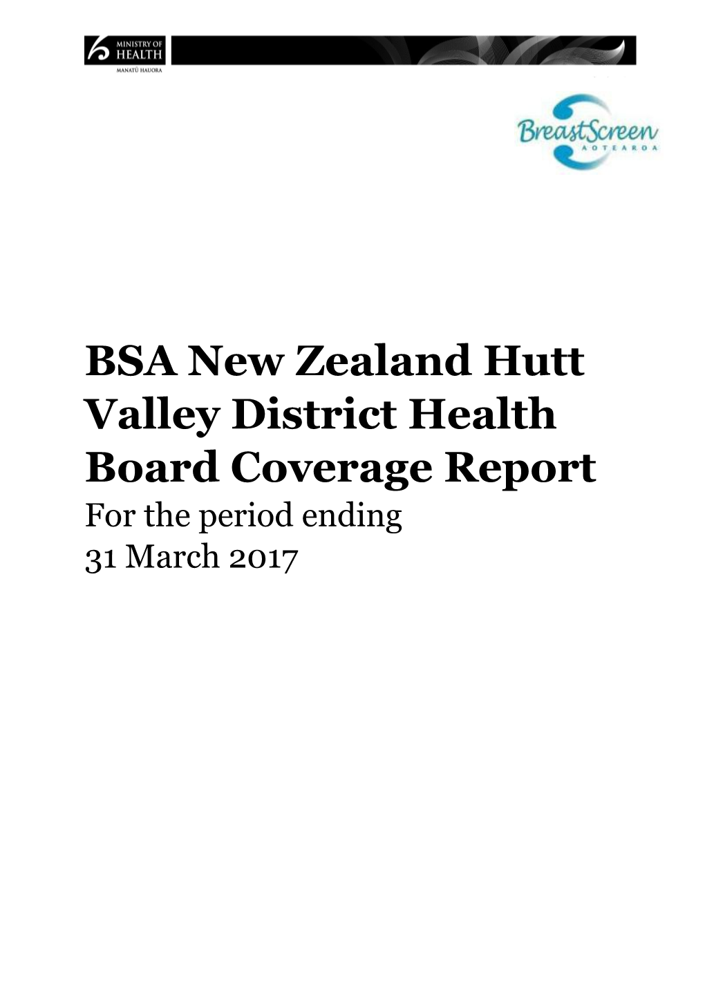 Bsanew Zealand Hutt Valley District Health Boardcoverage Report