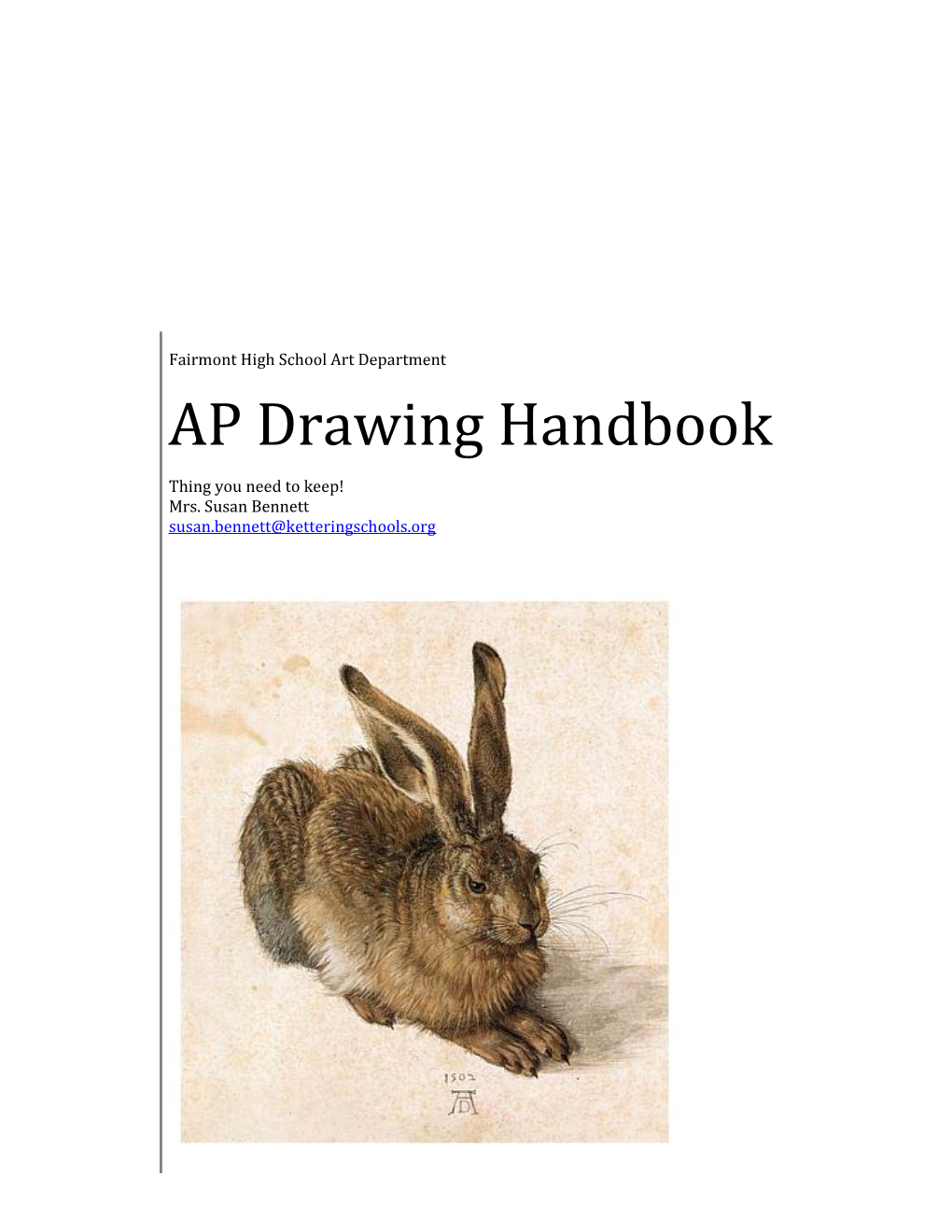 AP Drawing Handbook